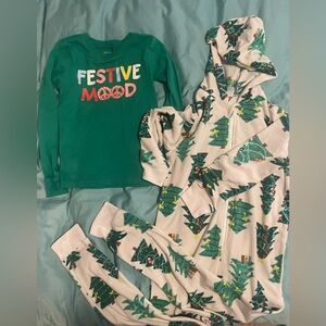 Unisex Christmas kids lot (size 8)